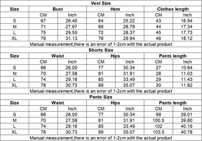 Women Tracksuit Gym Sports Suits 2 Pieces Yoga Set Fitness Vest Top Push Up Workout Clothes Female Athletic Leggings Sportswear