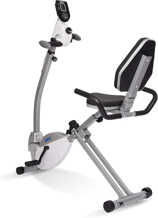 Exercise Bike with Arm Workout - Fitness Bike with Smart Workout App - Recumbent Exercise Bike