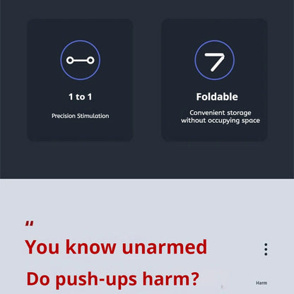 Foldable Multi-Functional Push Up Board Chest  Abs Training Equipment Portable Home Gym Fitness Tool for Men Core Workout