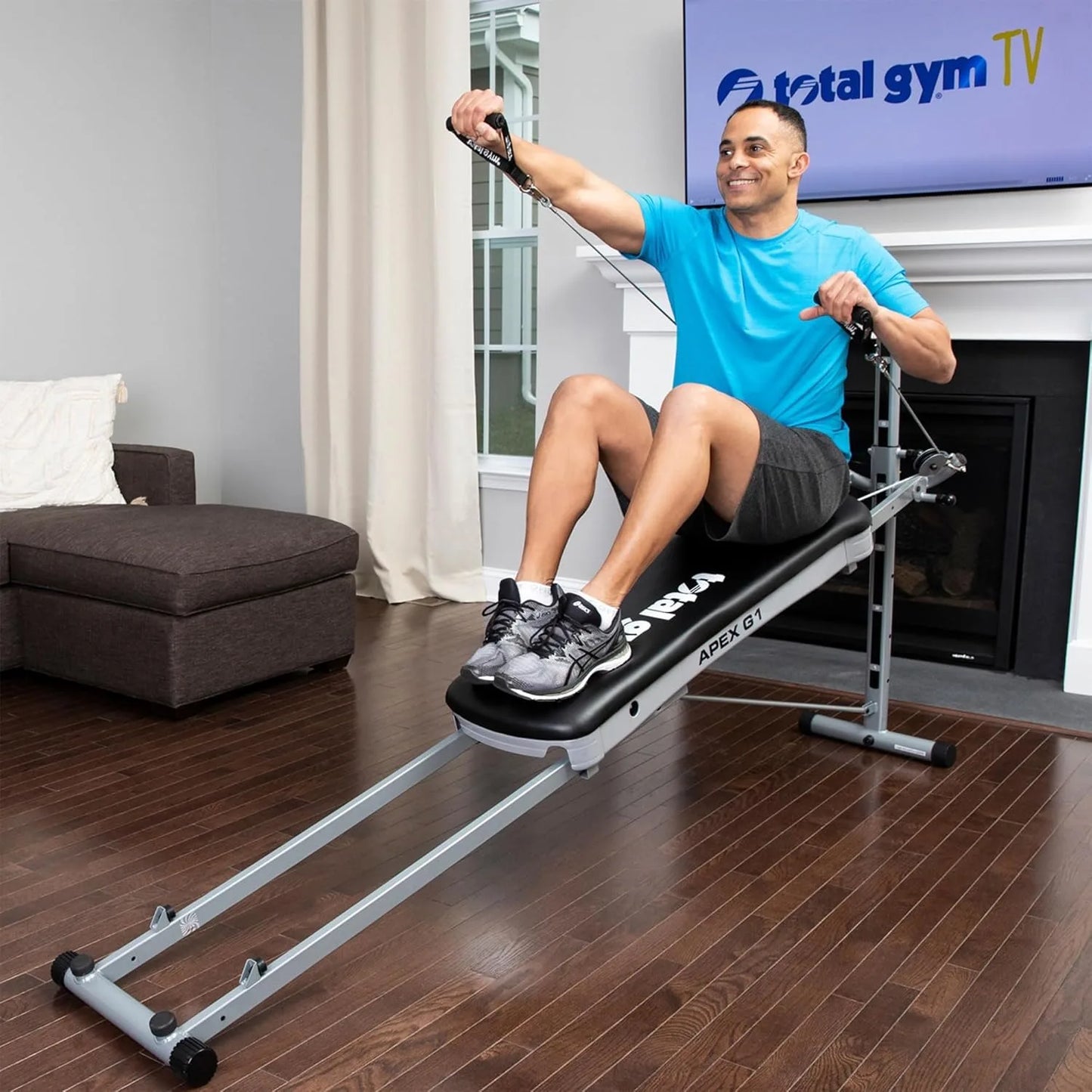 APEX Versatile Indoor Home Gym Workout Total Body Strength Training Fitness Equipment