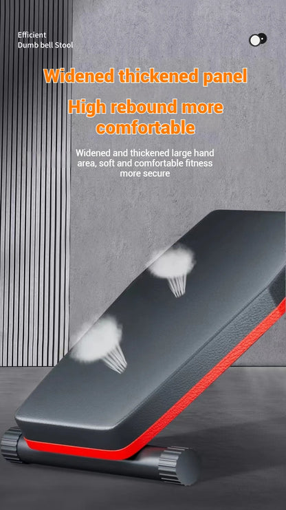 Dumbbell stool multifunctional six in one foldable home bird bench, bench, exercise chair, supine board fitness device