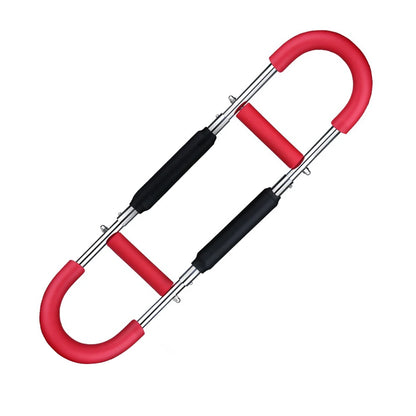 Twister Arm Exerciser with Foam Handle Adjustable Spring Workout Bar Forearm Triceps Chest Expander Portable Fitness Equipment