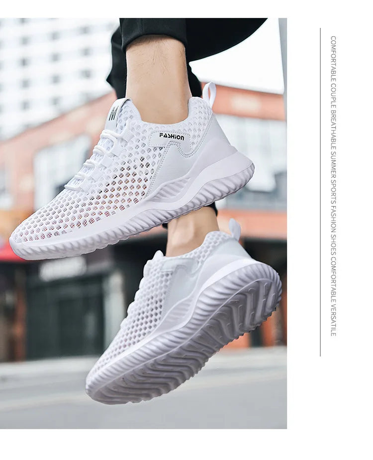 2025 Summer Men's Loafers Walking Mesh Breathable Summer Comfortable Casual Shoes Sneakers Zapatillas Hombre Men Running shoes