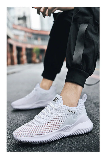 2025 Summer Men's Loafers Walking Mesh Breathable Summer Comfortable Casual Shoes Sneakers Zapatillas Hombre Men Running shoes