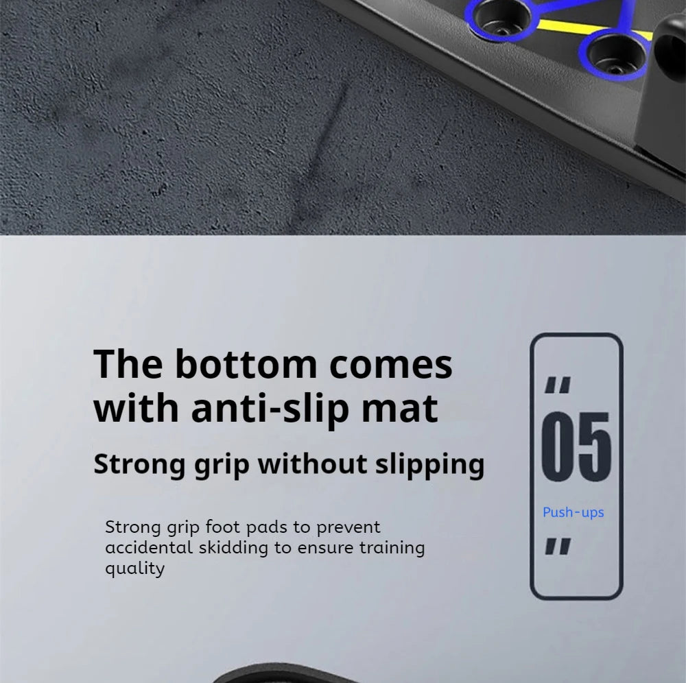 Foldable Multi-Functional Push Up Board Chest  Abs Training Equipment Portable Home Gym Fitness Tool for Men Core Workout