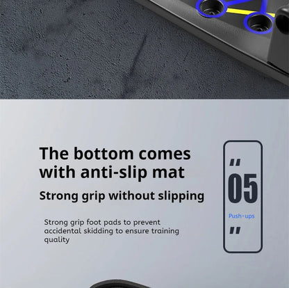 Foldable Multi-Functional Push Up Board Chest  Abs Training Equipment Portable Home Gym Fitness Tool for Men Core Workout