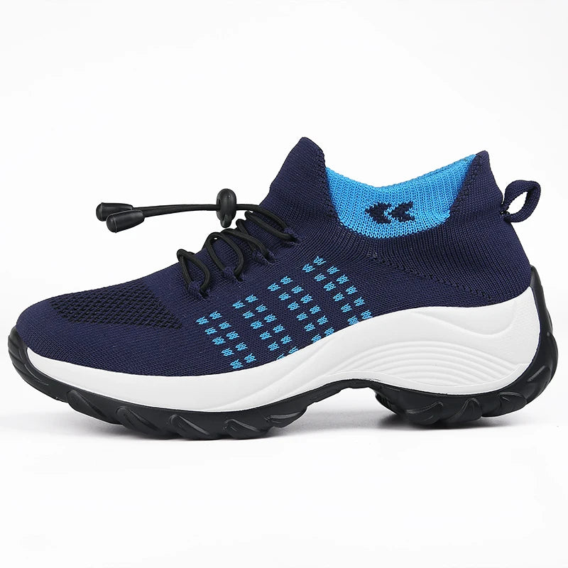 2024 Women Plus Size Shoes Summer Air Mesh Sport Aqua Shoes Outdoor Women's Quick Dry Water Shoes Sneakers Running Shoes 35-45