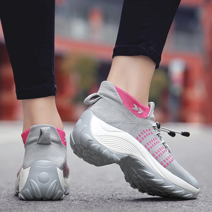 2024 Women Plus Size Shoes Summer Air Mesh Sport Aqua Shoes Outdoor Women's Quick Dry Water Shoes Sneakers Running Shoes 35-45