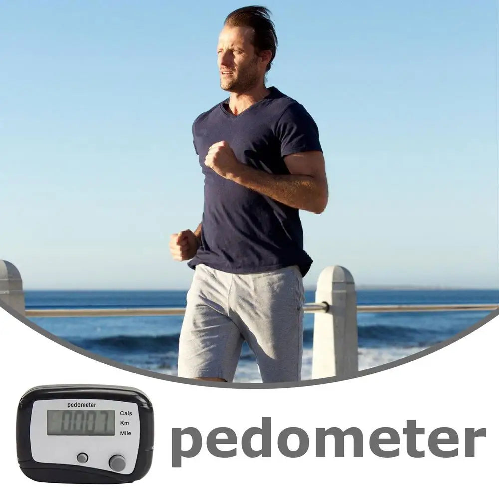 Mini Digital LCD Running Step Pedometer Jogging Training Walking Step Counter Fitness Exercise Belt Clip Pedometer