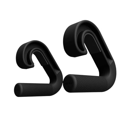2 Pcs Hook Fitness Handle Multi-functional Exercise Suspension Grip Pull Down Machine Attachment Non Slip for Gym Strength Train