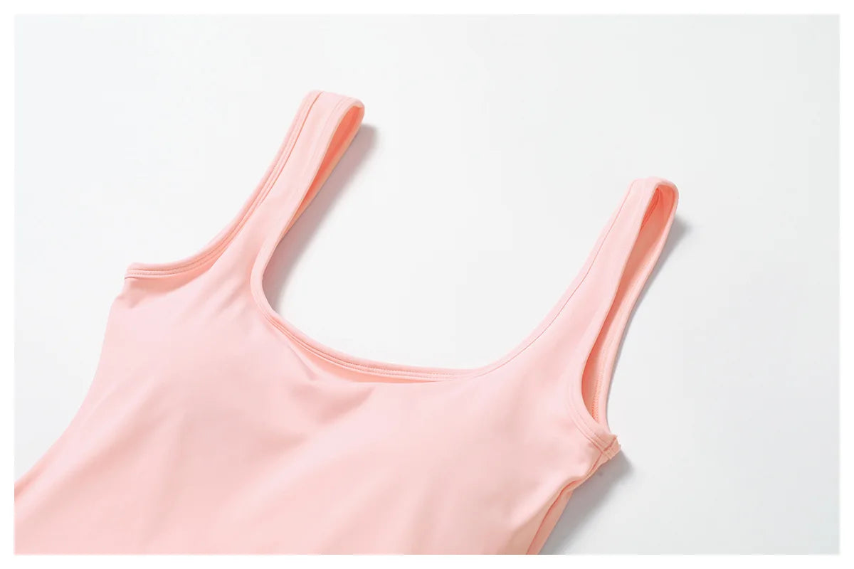 2024 New Women Yoga Jumpsuit Set Sexy Anti Glare One-Piece Jumpsuit Dance Ballet Sports Dress Gym Push up Running Tennis Sports