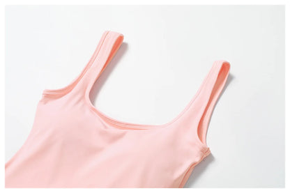 2024 New Women Yoga Jumpsuit Set Sexy Anti Glare One-Piece Jumpsuit Dance Ballet Sports Dress Gym Push up Running Tennis Sports