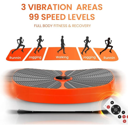 Fitness Vibration Plate Exercise Equipment Whole Body Shape Exercise Machine Vibration Platform Fit Massage Workout Trainer