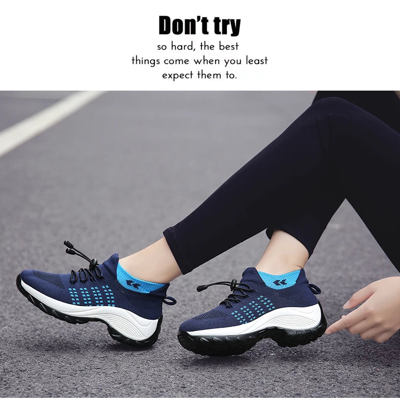2024 Women Plus Size Shoes Summer Air Mesh Sport Aqua Shoes Outdoor Women's Quick Dry Water Shoes Sneakers Running Shoes 35-45