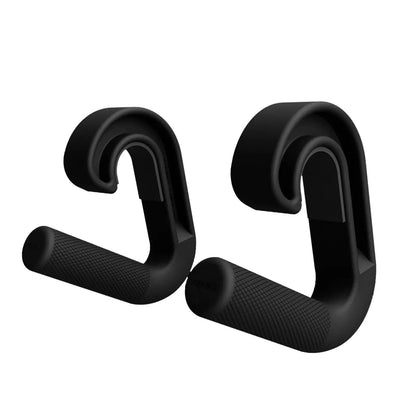 2 Pcs Hook Fitness Handle Multi-functional Exercise Suspension Grip Pull Down Machine Attachment Non Slip for Gym Strength Train