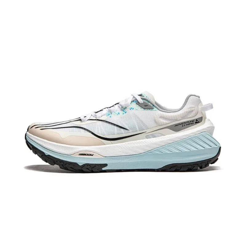 Li-Ning Men DI LU Trail Running Shoes Long Distance BOOM FIBER Cushion Sport Shoes Wearable Anti-Slip Sneakers ARNU003 ARNU009