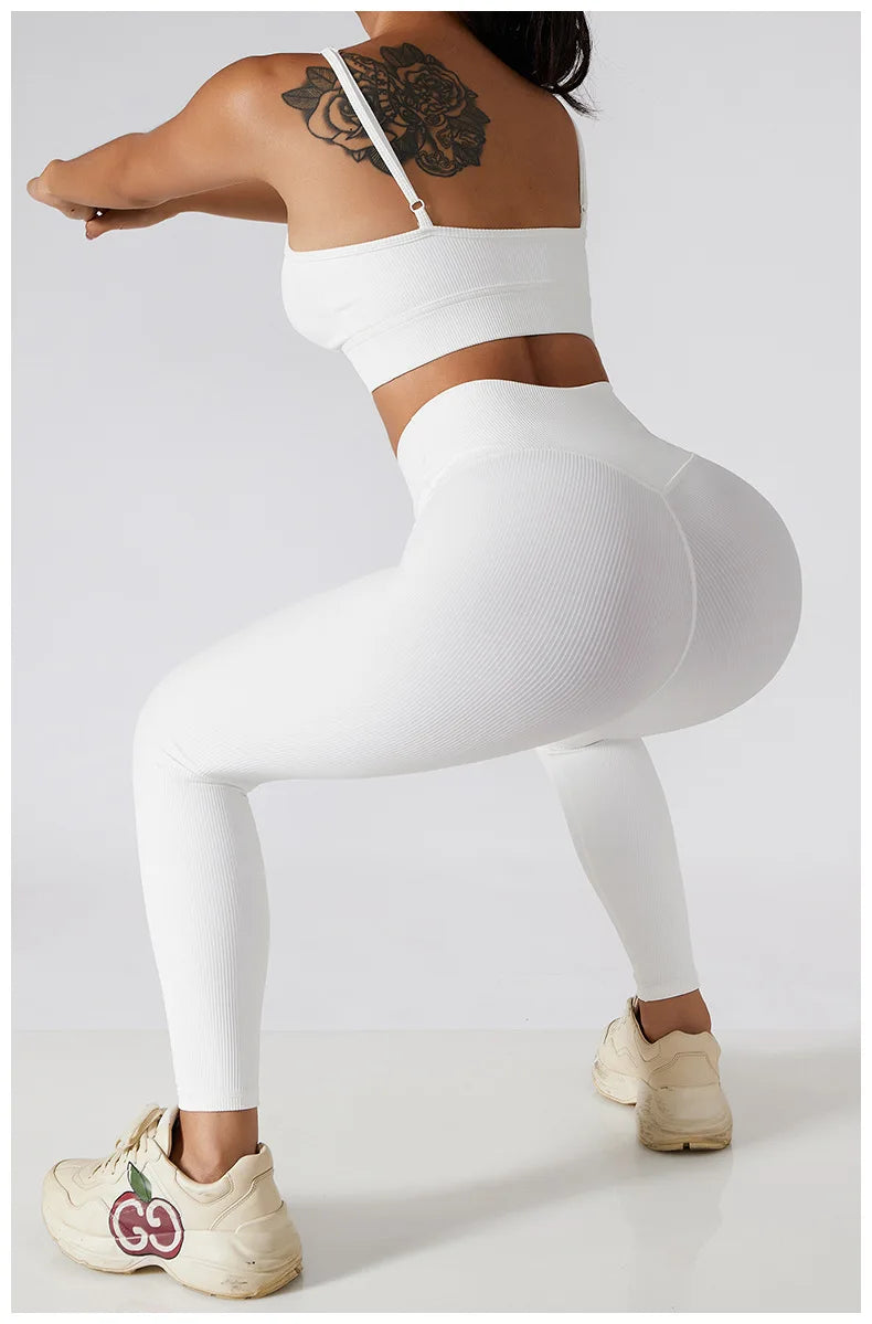 High Waist Push Up Seamless Sport Legging Women's Yoga Pants Super Stretchy Gym Workout Leggings Women's Fitness Sports Leggings