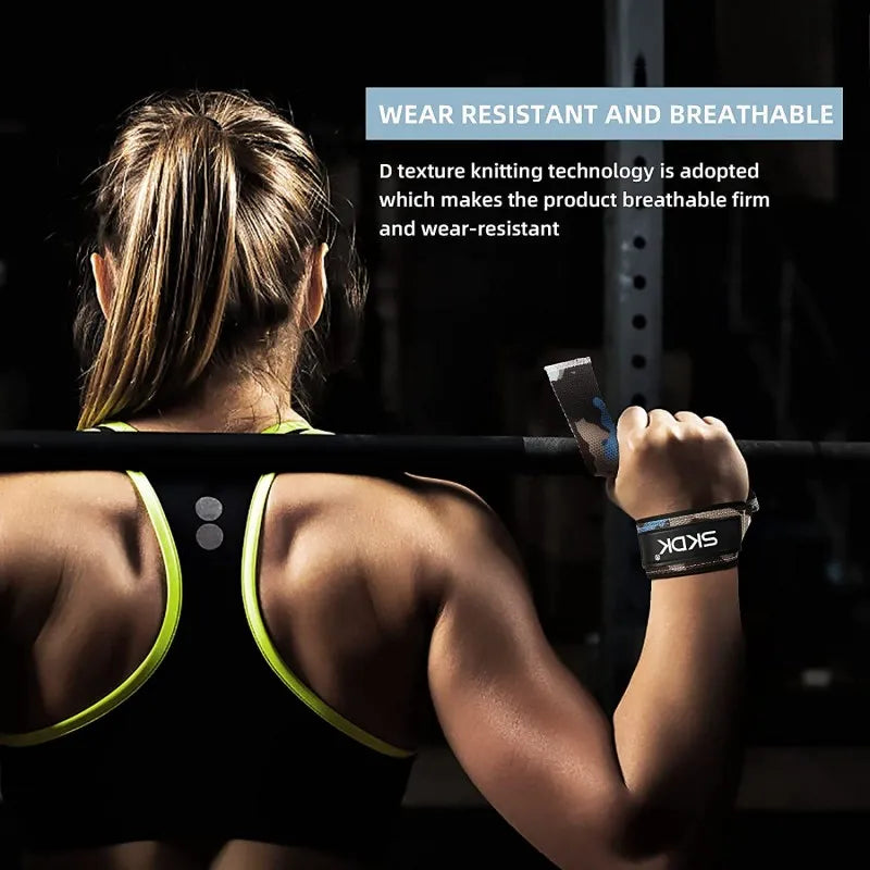 Weightlifting Straps Gym Barbell Dumbbell Workout Lifting Hand Grips Band Crossfit Fitness Equipment Wrist Wrap Lift Training