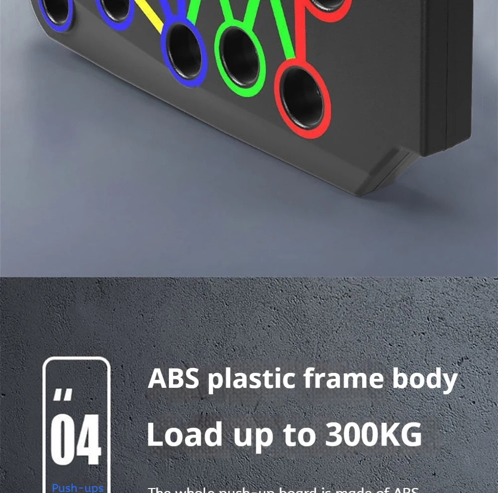 Foldable Multi-Functional Push Up Board Chest  Abs Training Equipment Portable Home Gym Fitness Tool for Men Core Workout