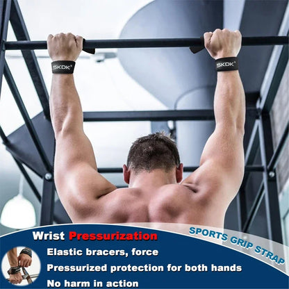 Weightlifting Straps Gym Barbell Dumbbell Workout Lifting Hand Grips Band Crossfit Fitness Equipment Wrist Wrap Lift Training