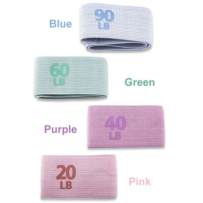 Stretch Fitness Strips Anti-Slip Squat Expander Bands Portable Glute Thigh Elastic Bands Yoga Gym Equipment