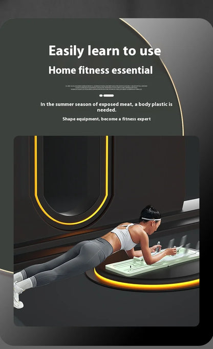 5 in 1 pilates board push up LED display Automatic Rebound Multi Pilates Reformer Set folding Fitness Exercise Equipment