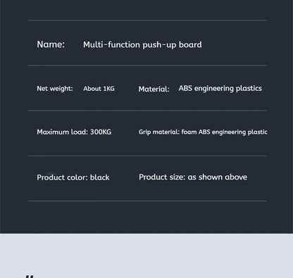 Foldable Multi-Functional Push Up Board Chest  Abs Training Equipment Portable Home Gym Fitness Tool for Men Core Workout