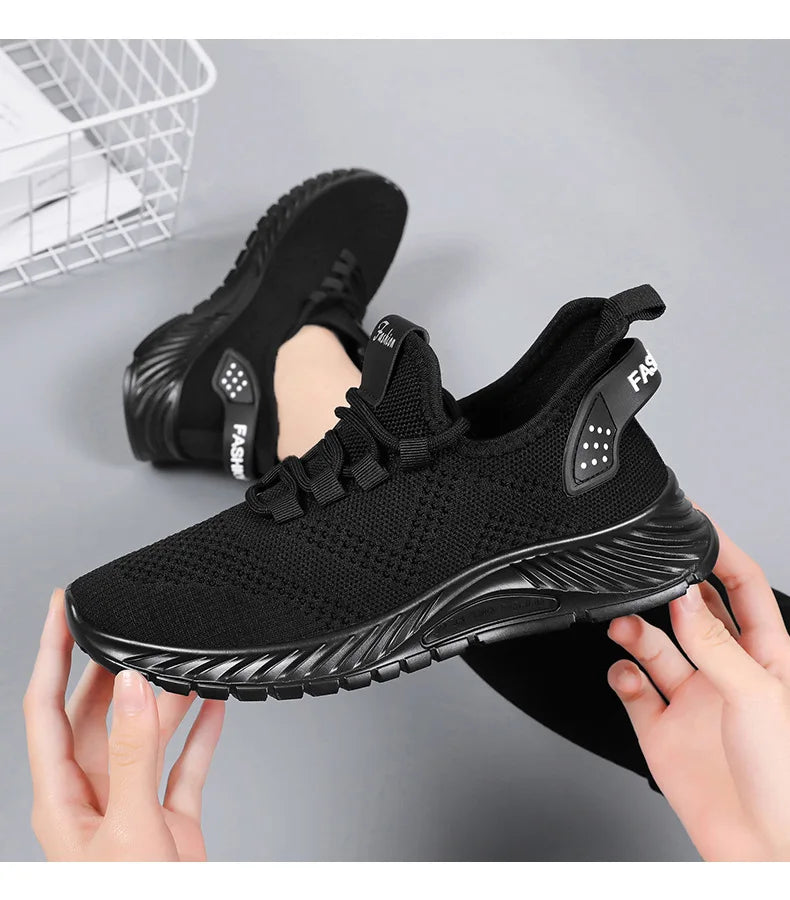 2025 Women's Shoes Summer Women's Shoes Flying woven casual shoes Comfortable breathable women's sneakers