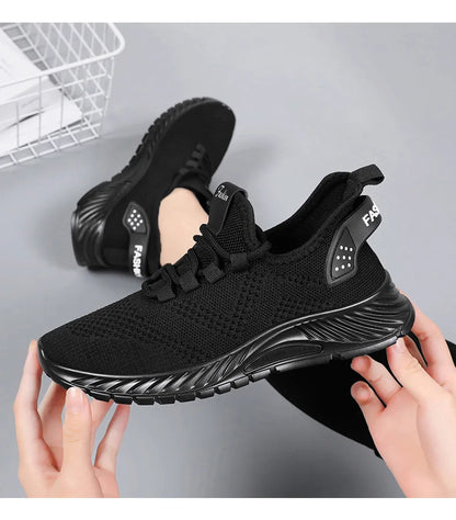 2025 Women's Shoes Summer Women's Shoes Flying woven casual shoes Comfortable breathable women's sneakers