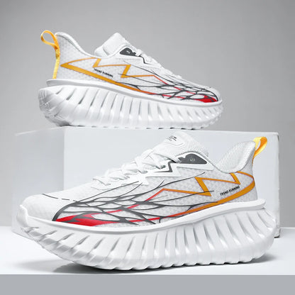 High-quality Chunky Running Shoes Women Men Light Comfy Outdoor Jogging Summer Mesh Breathable Trekking Shoes Versatile Sneakers