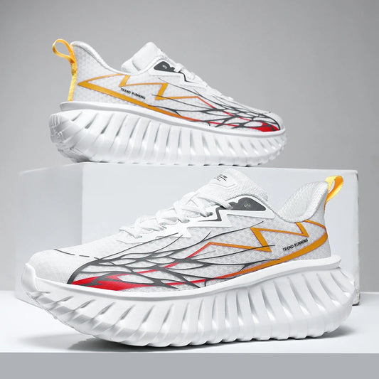 High-quality Chunky Running Shoes Women Men Light Comfy Outdoor Jogging Summer Mesh Breathable Trekking Shoes Versatile Sneakers