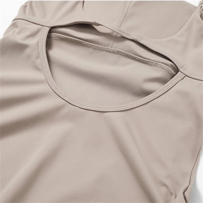 XL Pad Bodysuit Women Anti Shorts Yoga Set Gym Running One Piece Jumpsuit Tennis Skirt Workout Tracksuit Dance Fitness Bodysuit