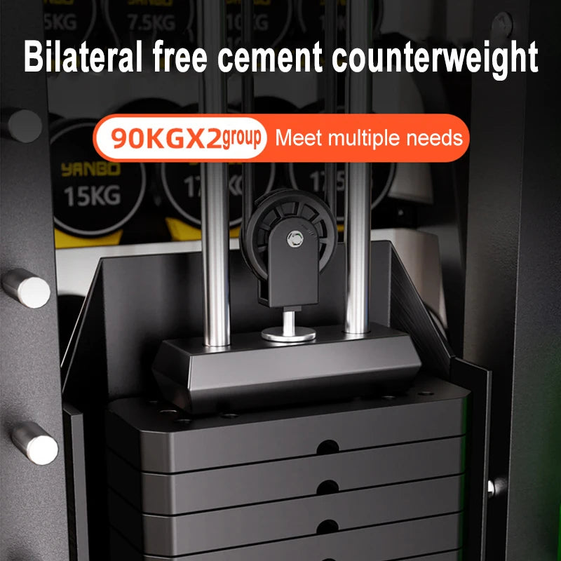Longmen Frame Equipment, Home Smith Machine, Squat Bench, Multi-functional Fitness Equipment, Comprehensive Training Device