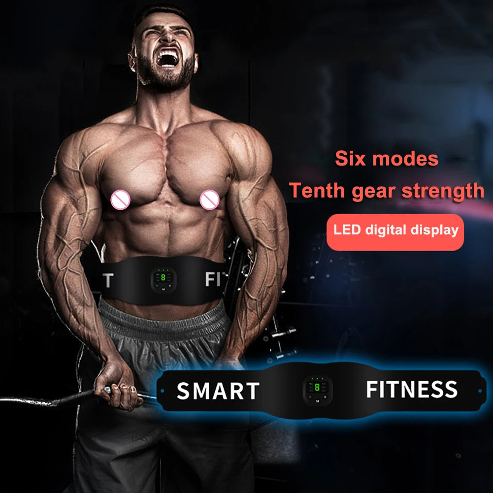 Slimming Belt Belly Weight Loss Abdominal Exercises Exercise Massager Body Shaping 19 Modes Rechargeable Gym Fitness Equiment