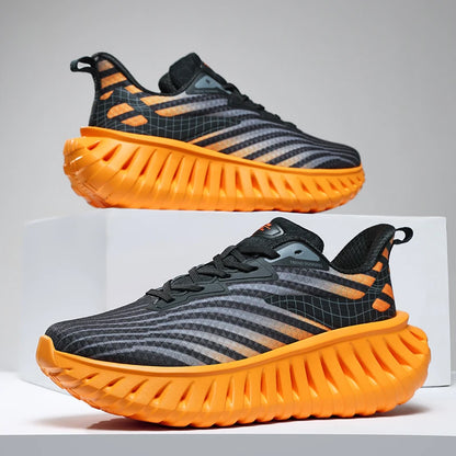 High-quality Chunky Running Shoes Women Men Light Comfy Outdoor Jogging Summer Mesh Breathable Trekking Shoes Versatile Sneakers