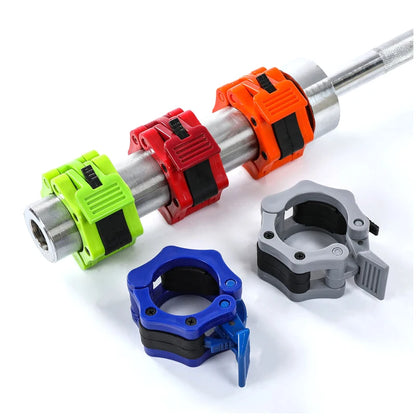 Pro Dumbbell Barbell Bar Clip Collar Barbell Lock Clamps Quick O-Rod Chuck Weight Lifting Bar Gym Dumbbell Fitness Body Building