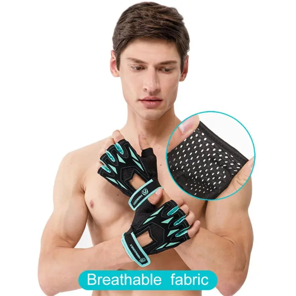 2023 Gym Gloves for Men Women Weight Lifting Half Finger Breathable Anti Slip Training Fitness Workout Gloves
