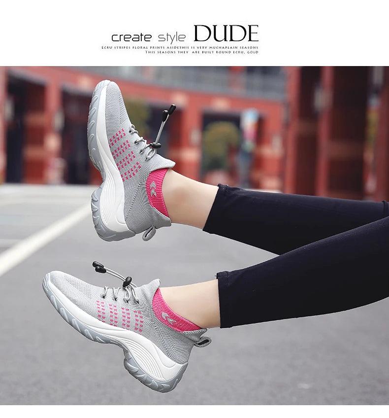 2024 Women Plus Size Shoes Summer Air Mesh Sport Aqua Shoes Outdoor Women's Quick Dry Water Shoes Sneakers Running Shoes 35-45