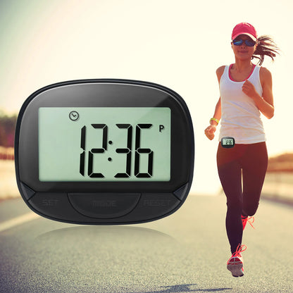 Multi-functional Step Counter 3D Pedometer with Clip for Fitness Tracker for Tracking Steps / Walking Distance / Calories Portab