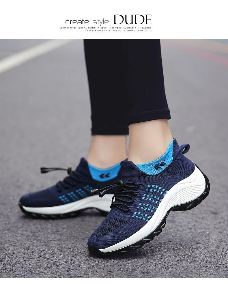 2024 Women Plus Size Shoes Summer Air Mesh Sport Aqua Shoes Outdoor Women's Quick Dry Water Shoes Sneakers Running Shoes 35-45