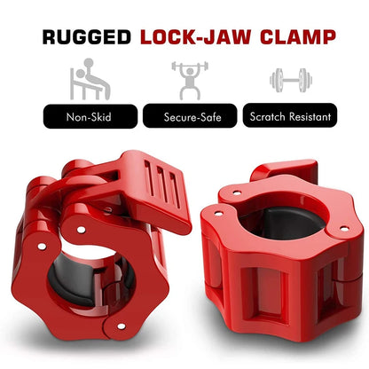 Pro Dumbbell Barbell Bar Clip Collar Barbell Lock Clamps Quick O-Rod Chuck Weight Lifting Bar Gym Dumbbell Fitness Body Building