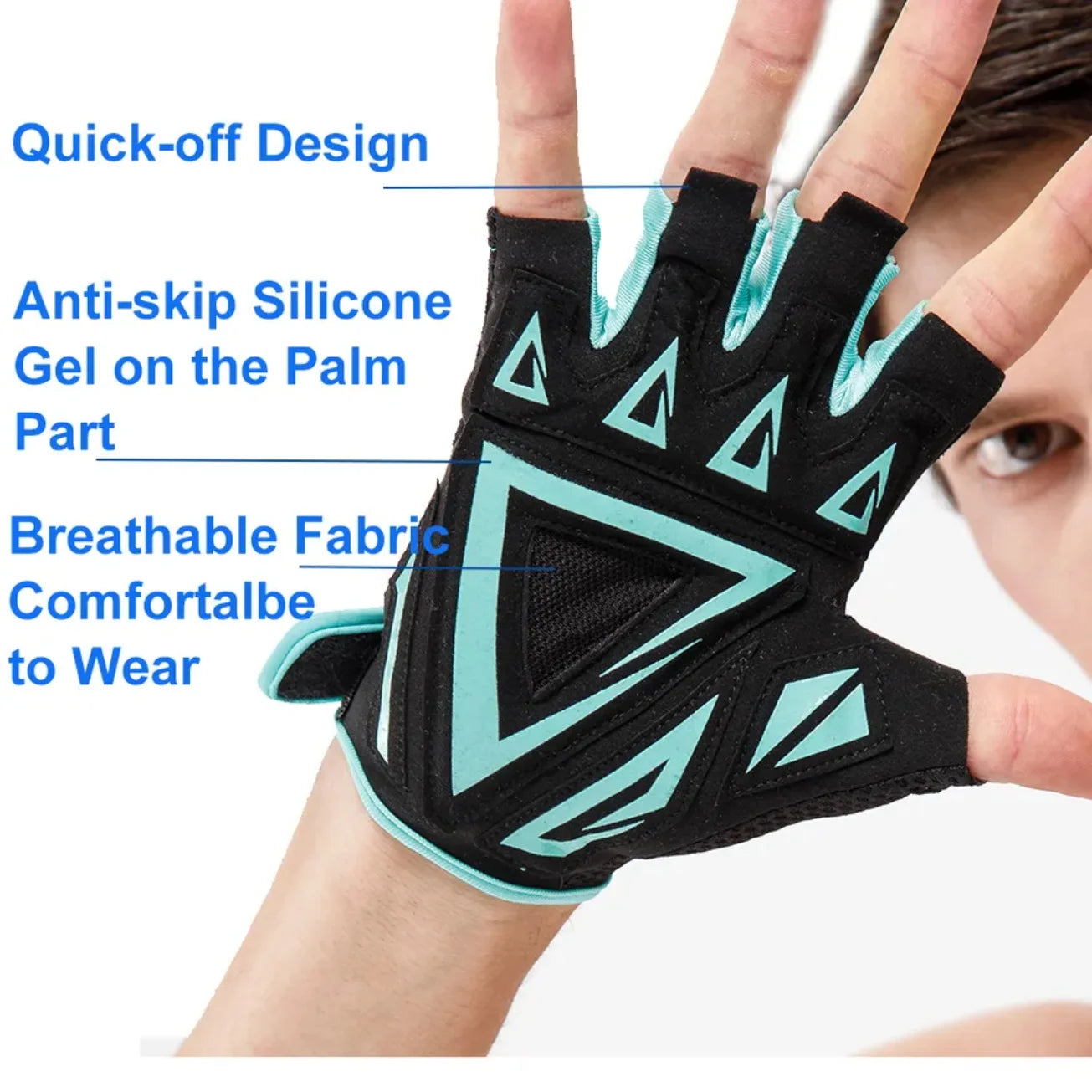 2023 Gym Gloves for Men Women Weight Lifting Half Finger Breathable Anti Slip Training Fitness Workout Gloves