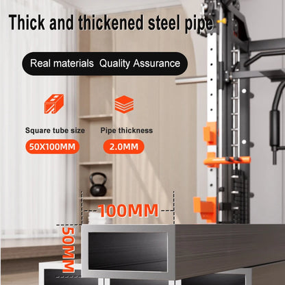Longmen Frame Equipment, Home Smith Machine, Squat Bench, Multi-functional Fitness Equipment, Comprehensive Training Device