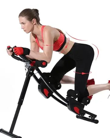Ab Machine Whole Body Workout for Home Gym,Foldable Abdominal Exercise Fitness Equipment for Women