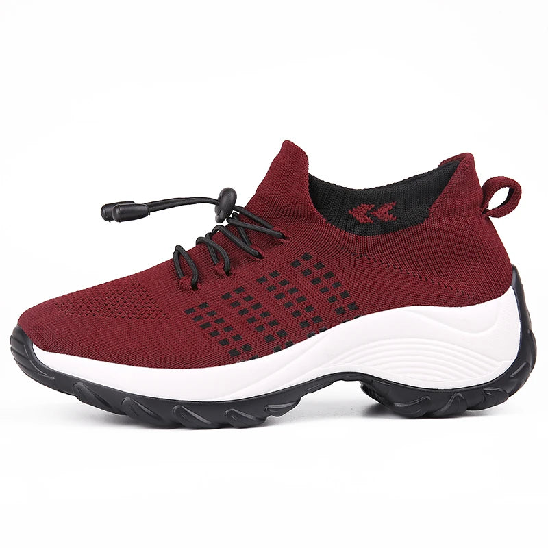 2024 Women Plus Size Shoes Summer Air Mesh Sport Aqua Shoes Outdoor Women's Quick Dry Water Shoes Sneakers Running Shoes 35-45