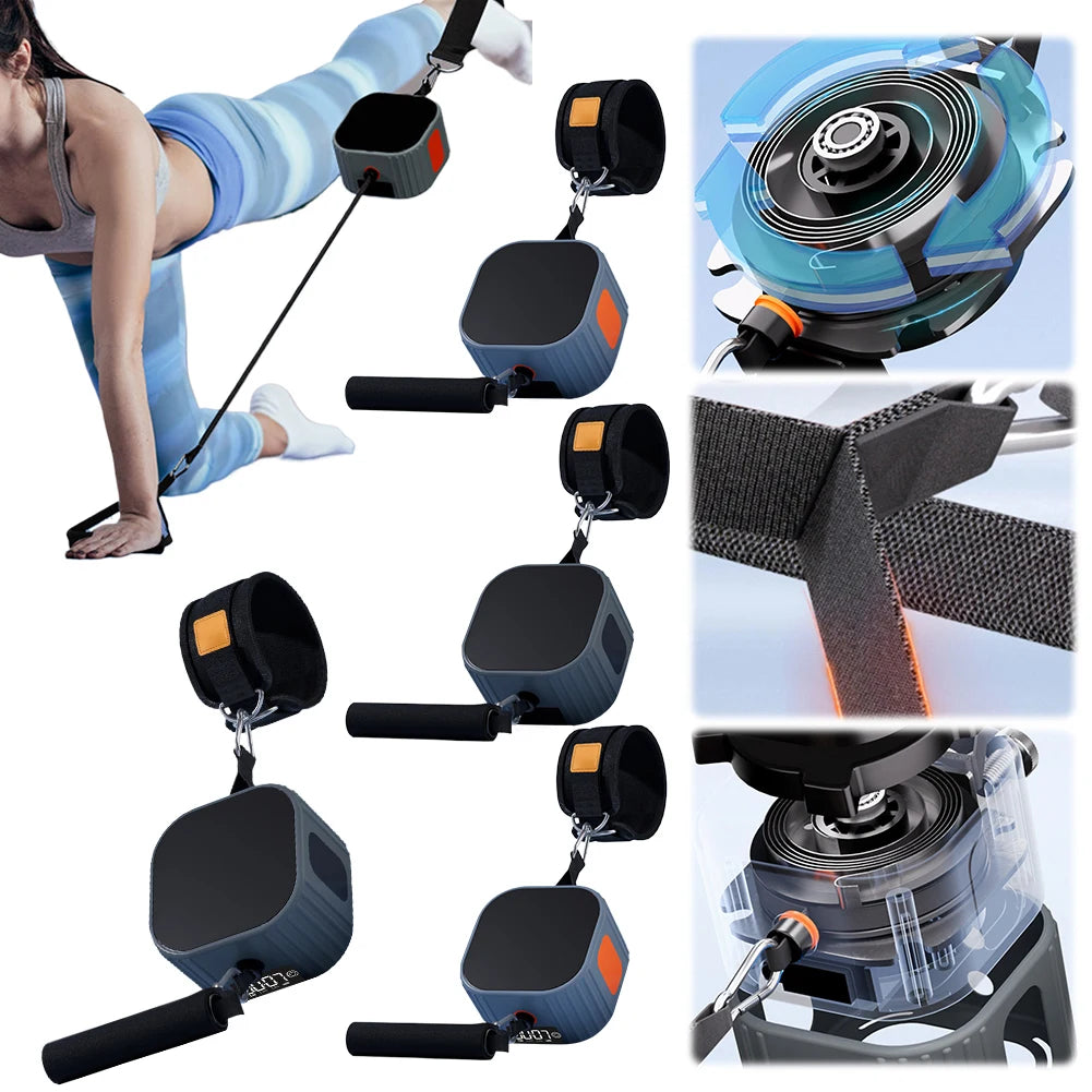 Fitness Pump Fitness Equipment Adjustable Resistance Strength Training Puller with Counter Rowing Machine for Home Gym