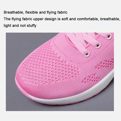 Oulylan Women Casual Sneakers Shoes Mesh Breathable Running Shoes Air Cushion Platform Summer Sports Shoes Luxury Lightweight