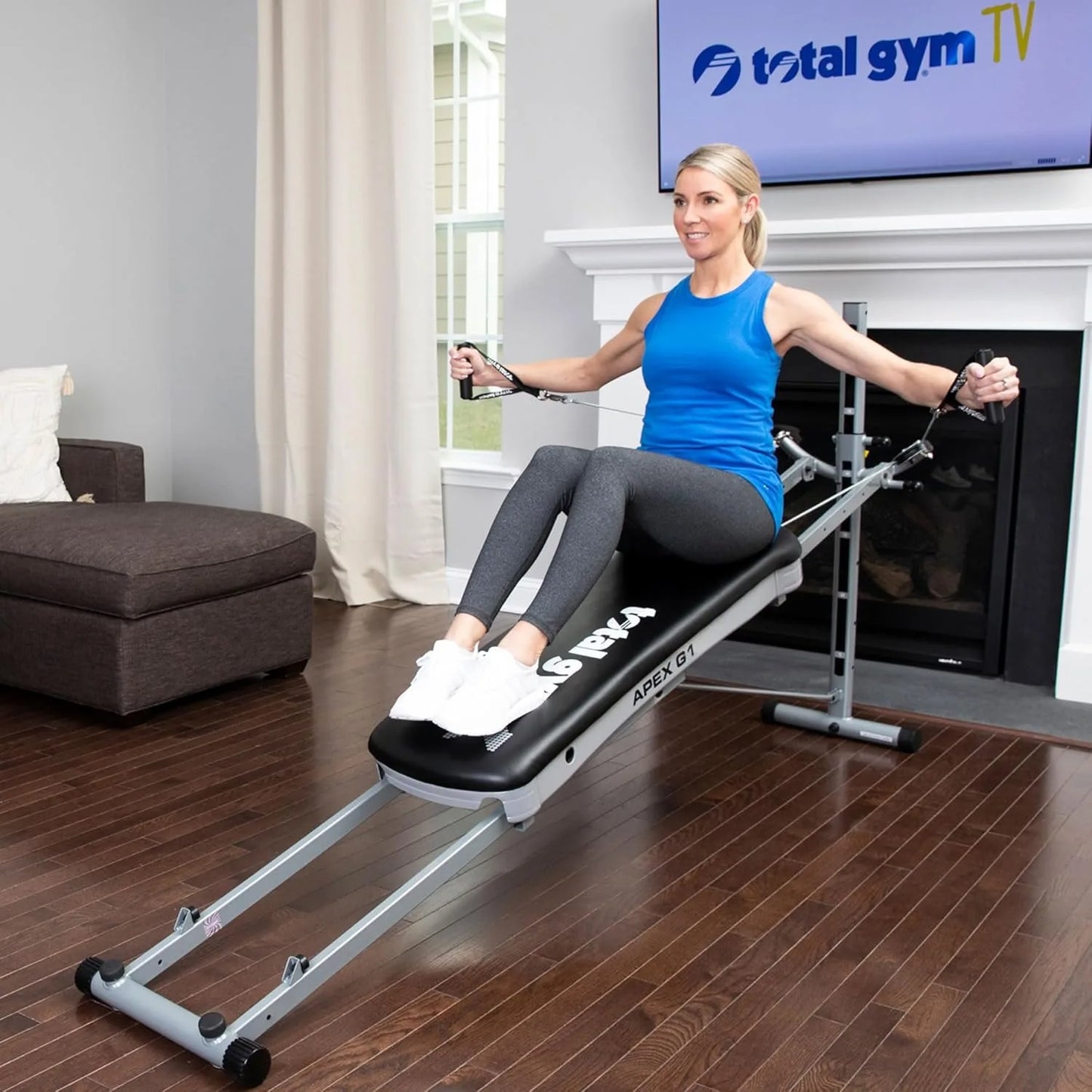 APEX Versatile Indoor Home Gym Workout Total Body Strength Training Fitness Equipment