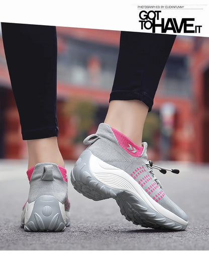 2024 Women Plus Size Shoes Summer Air Mesh Sport Aqua Shoes Outdoor Women's Quick Dry Water Shoes Sneakers Running Shoes 35-45