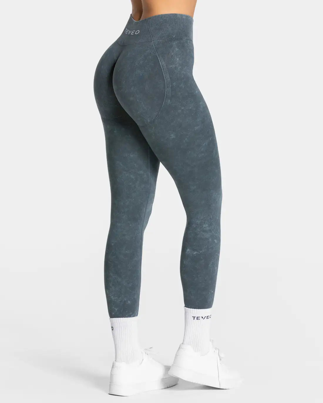 TEVEO Seamless Acid Covert Scrunch Leggings  Women Soft Workout Tights Fitness Outfits Yoga Pants High Waisted Gym Wear Tights